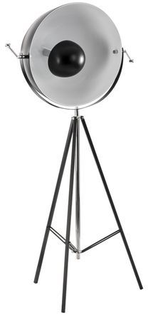 Lampadaire à trépied acier noir Nils