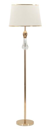 Lampadaire doré design élégant beige PRESTIGE