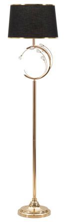 Lampadaire doré design motifs géométriques BRUXELLES Signature