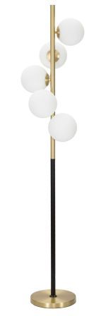 Lampadaire glamour noir et doré pour salon élégant RAY