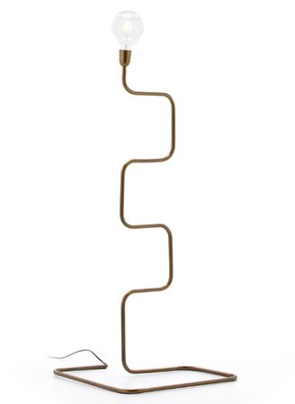 Lampadaire métal doré Erwin