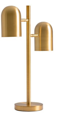 Lampe à poser métal doré mate Reem