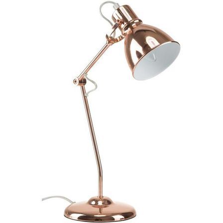 Lampe de bureau métal doré Neillo