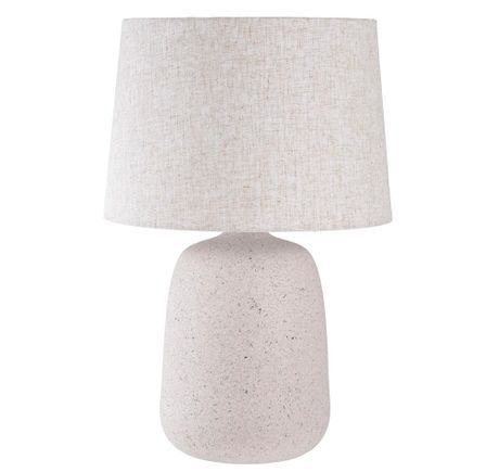 Lampe de table CROFT – Lampe en céramique effet sable