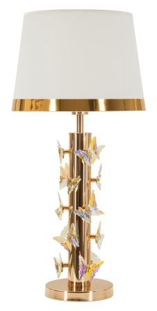 Lampe de table dorée PAPILLON