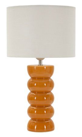 Lampe de table torr moutarde cm ø 25x46