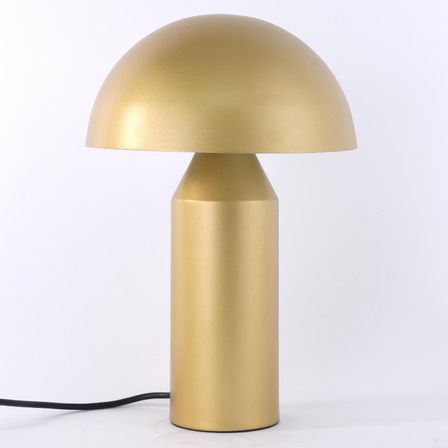 Lampe de table verre doré Pignon