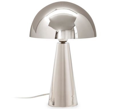 Lampe de table ZOLA en métal finition nickel