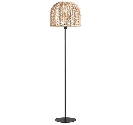 Lampe haute sur pied en rotin LOZANE – Élégance artisanale & design naturel