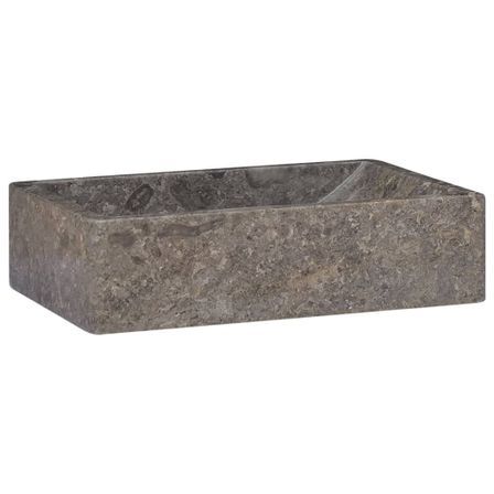 Lavabo Gris 45x30x12 cm Marbre