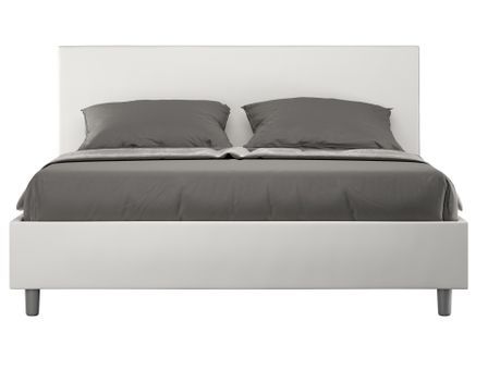 Lit adulte moderne simili cuir Adelyne