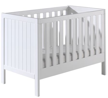 Lit bébé laqué blanc Marin