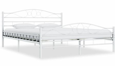 Lit Blanc Métal 160 x 200 cm karol