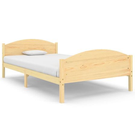 Lit Bois de pin massif 120x200 cm