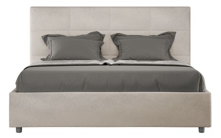 Lit capitonné microfibre Mira