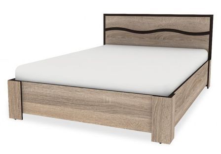 Lit chêne clair 160x200 cm Eneva