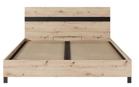 Lit coffre ADEN 160x200 – Design naturel, confort et rangement intelligent