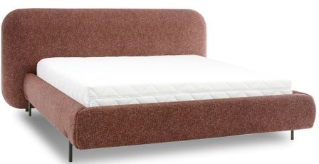 Lit coffre Booby prestige – Velours moderne et rangement optimisé