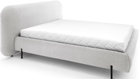 Lit coffre Booby prestige – Velours moderne et rangement optimisé