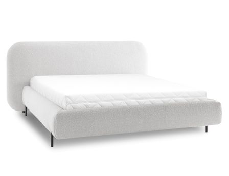 Lit coffre Booby prestige – Velours moderne et rangement optimisé