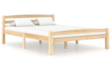 Lit en Bois de pin massif 140x200 cm