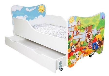 Lit enfant à tiroir ferme 80x160