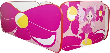 Lit enfant avec matelas Fleurs papillon 70x140 cm