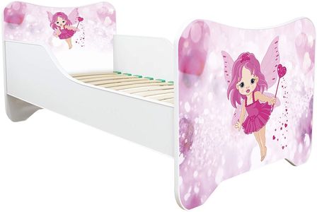 Lit enfant avec sommier et matelas Petite fée 70x140 cm
