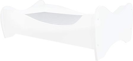 Lit enfant blanc 70x140 cm avec sommier et matelas Shoopy