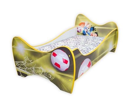 Lit enfant football 80x160 cm - Sommier et matelas inclus