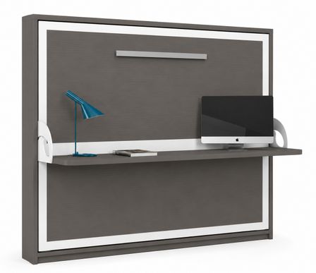 Lit escamotable horizontal 140x190 avec bureau Bona Haut de gamme