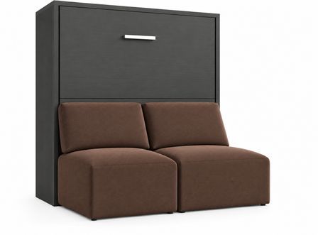 Lit escamotable horizontal avec banquette LOGIA Premium – Haut de gamme – Usage intensif