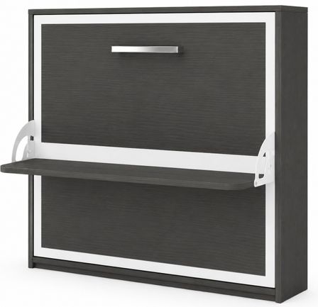 Lit escamotable horizontal avec bureau BONA - Ouverture automatique assistée - Version renforcée