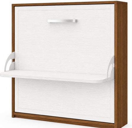 Lit escamotable horizontal avec bureau BONA - Ouverture automatique assistée - Version renforcée