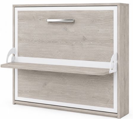 Lit escamotable horizontal avec bureau BONA - Ouverture automatique assistée - Version renforcée