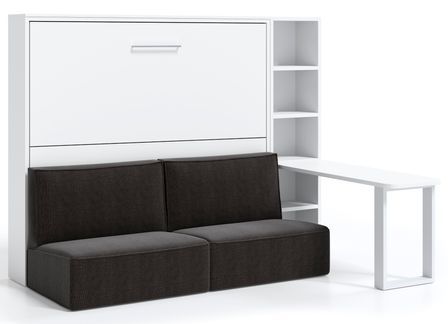 Lit escamotable horizontal avec canapé LOGIA
