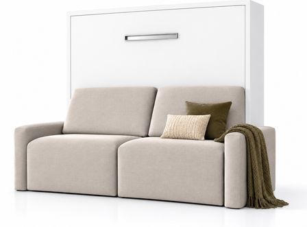 Lit escamotable horizontal avec canapé VETAL Premium – Conception renforcée – Haut de gamme