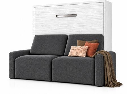 Lit escamotable horizontal avec canapé VETAL Premium – Conception renforcée – Haut de gamme