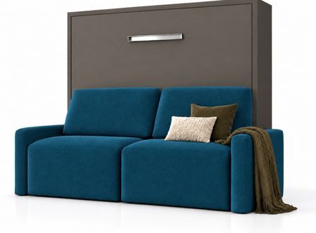Lit escamotable horizontal avec canapé VETAL Premium – Conception renforcée – Haut de gamme