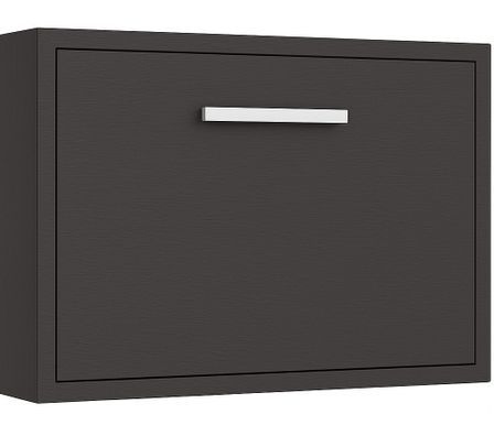 Lit escamotable horizontal OPTIMA - Sommier à lattes - Poignée acier blanc 36 cm