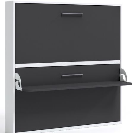 Lit escamotable horizontal superposé 90x180 STUDIO