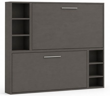 Lit escamotable superposé avec niches de rangement BRIANO