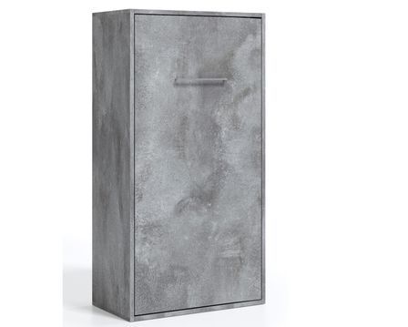 Lit escamotable superposé vertical 2 couchages 80x190 Liker Haut de gamme