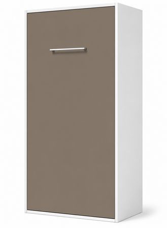 Lit escamotable superposé vertical 2 couchages VERKALI – Sommier inclus – Ouverture assistée