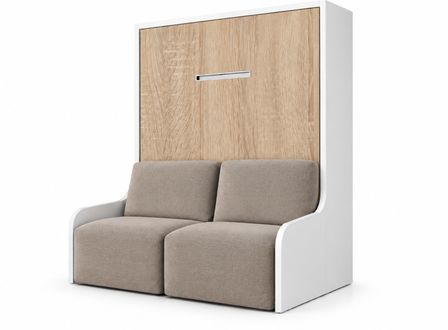 Lit escamotable vertical autoporteur avec banquette KOZZA Premium – Haut de gamme – Usage intensif