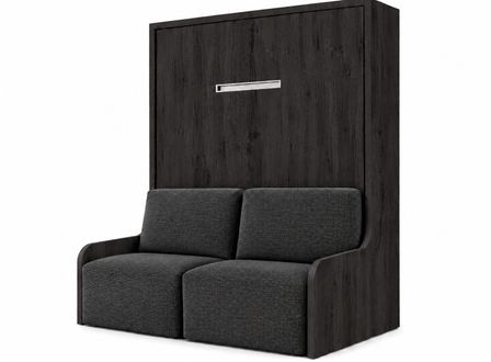 Lit escamotable vertical autoporteur avec banquette KOZZA Premium – Haut de gamme – Usage intensif