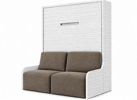 Lit escamotable vertical autoporteur avec banquette KOZZA Premium – Haut de gamme – Usage intensif