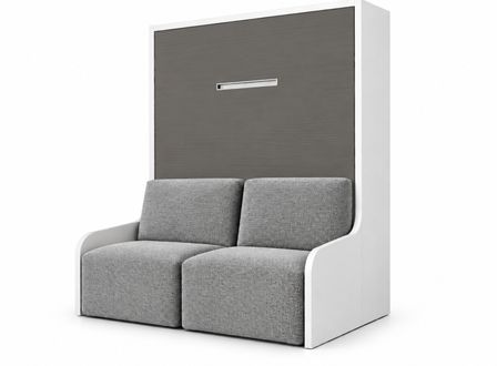 Lit escamotable vertical autoporteur avec banquette KOZZA Premium – Haut de gamme – Usage intensif