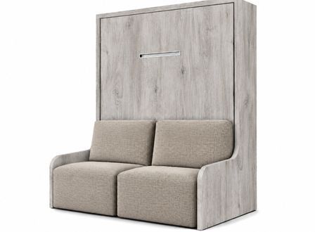 Lit escamotable vertical autoporteur avec banquette KOZZA Premium – Haut de gamme – Usage intensif