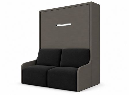 Lit escamotable vertical autoporteur avec banquette KOZZA – Sans fixation murale